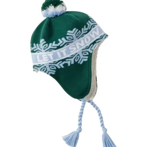 Chapéu de Orelha para Crianças no Dia de Neve