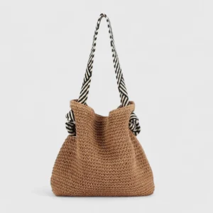 Momount Mala de Ombro para Senhora – Boho Entrançada Leve de Estilo Verão