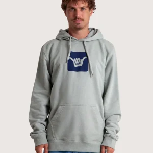 Moletom Canguru Azul Claro Hang Loose Logo