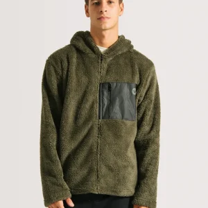 Moletom Especial Hang Loose Fleece Verde Militar