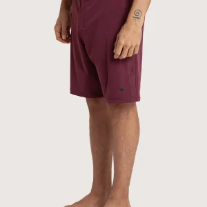 Boardshorts 19” Burgundy Hang Loose Texture