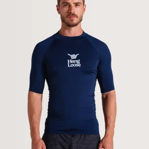 Camiseta Surf Basic Short Hang Loose Marinho