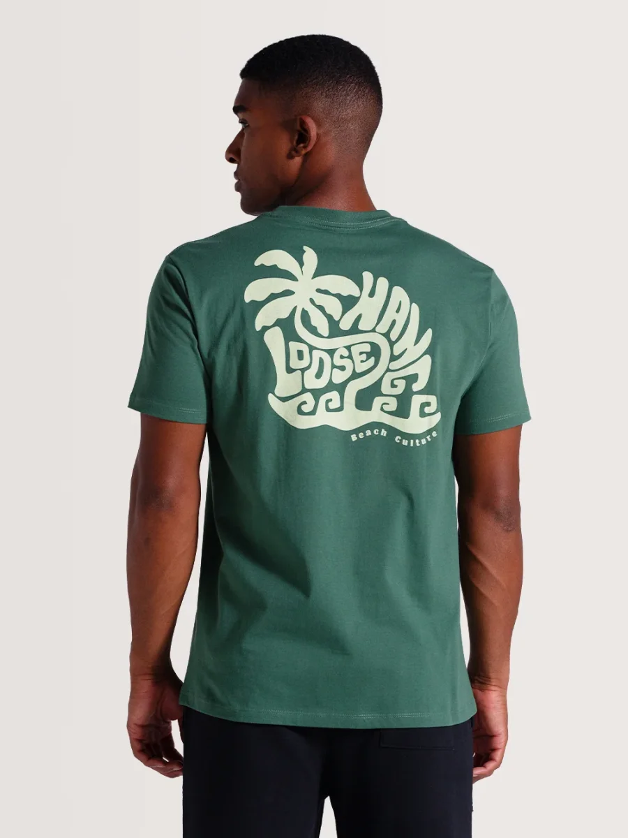 Camiseta Verde Manga Curta Hang Loose Coconuts - Image 3