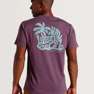 Camiseta Violeta Manga Curta Hang Loose Coconuts