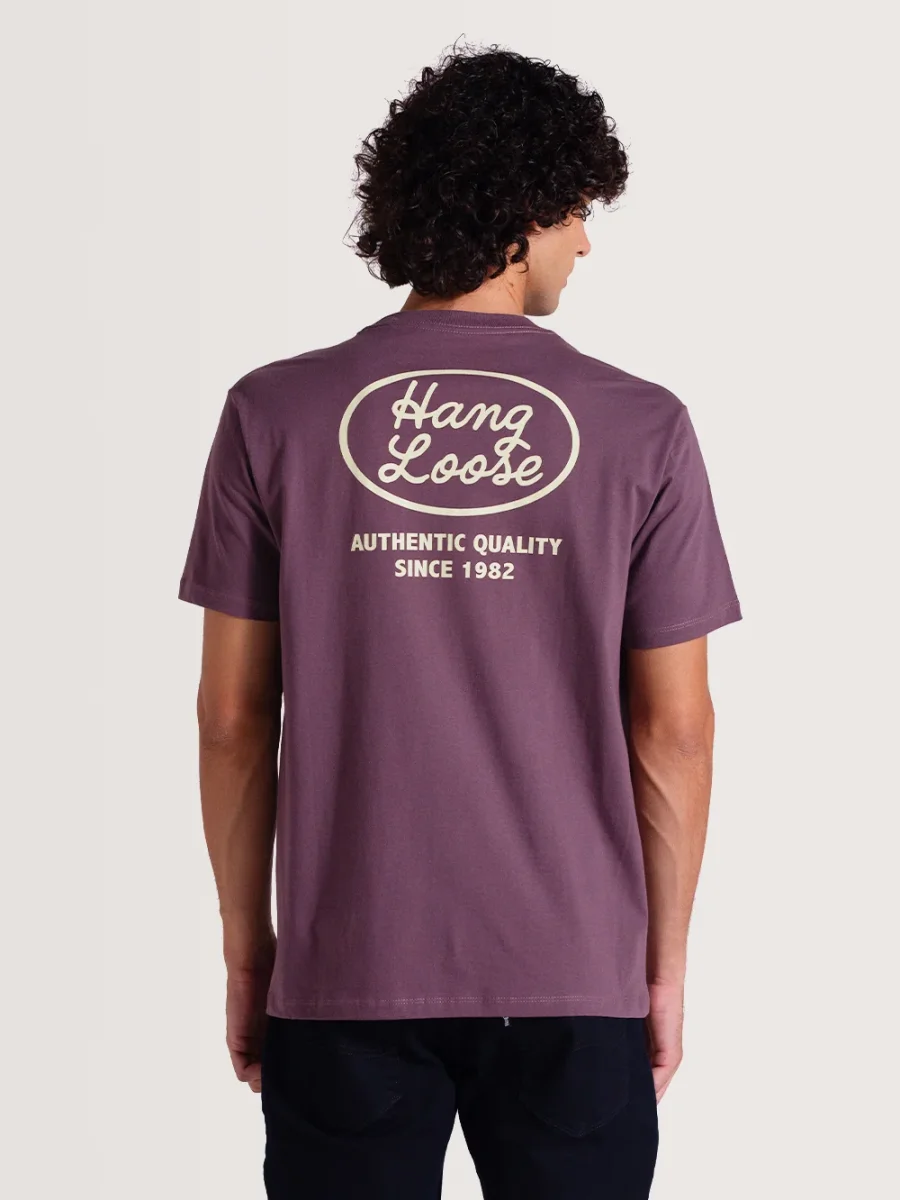 Camiseta Violeta Manga Curta Hang Loose Cali - Image 3