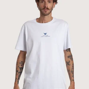 Camiseta Manga Curta Branca Hang Loose Boat