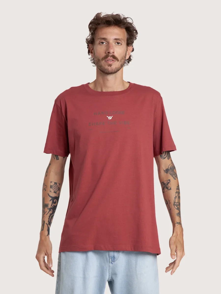 Camiseta Manga Curta Vinho Hang Loose Play - Image 2
