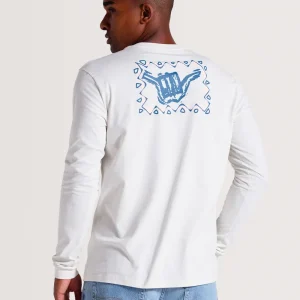 Camiseta Off White Manga Longa Hang Loose Wildguys