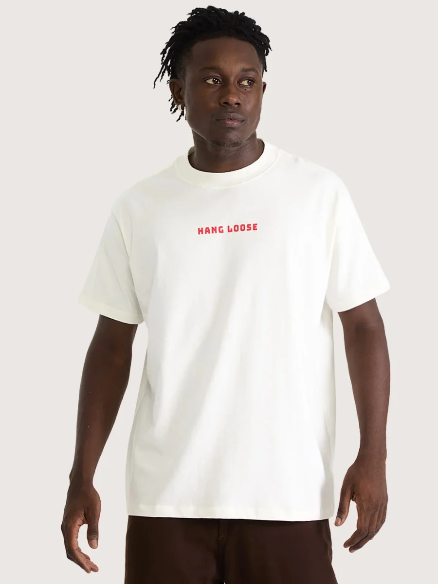 Camiseta Especial Hang Loose Stoked Off White