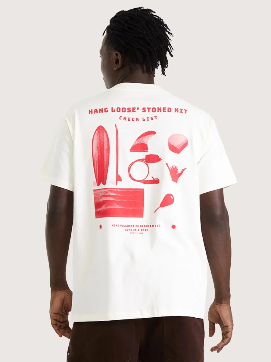 Camiseta Especial Hang Loose Stoked Off White - Image 3