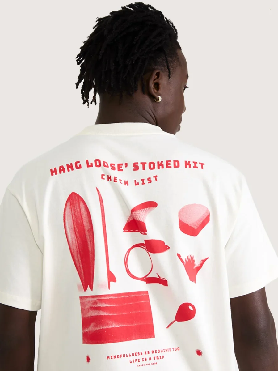 Camiseta Especial Hang Loose Stoked Off White - Image 4