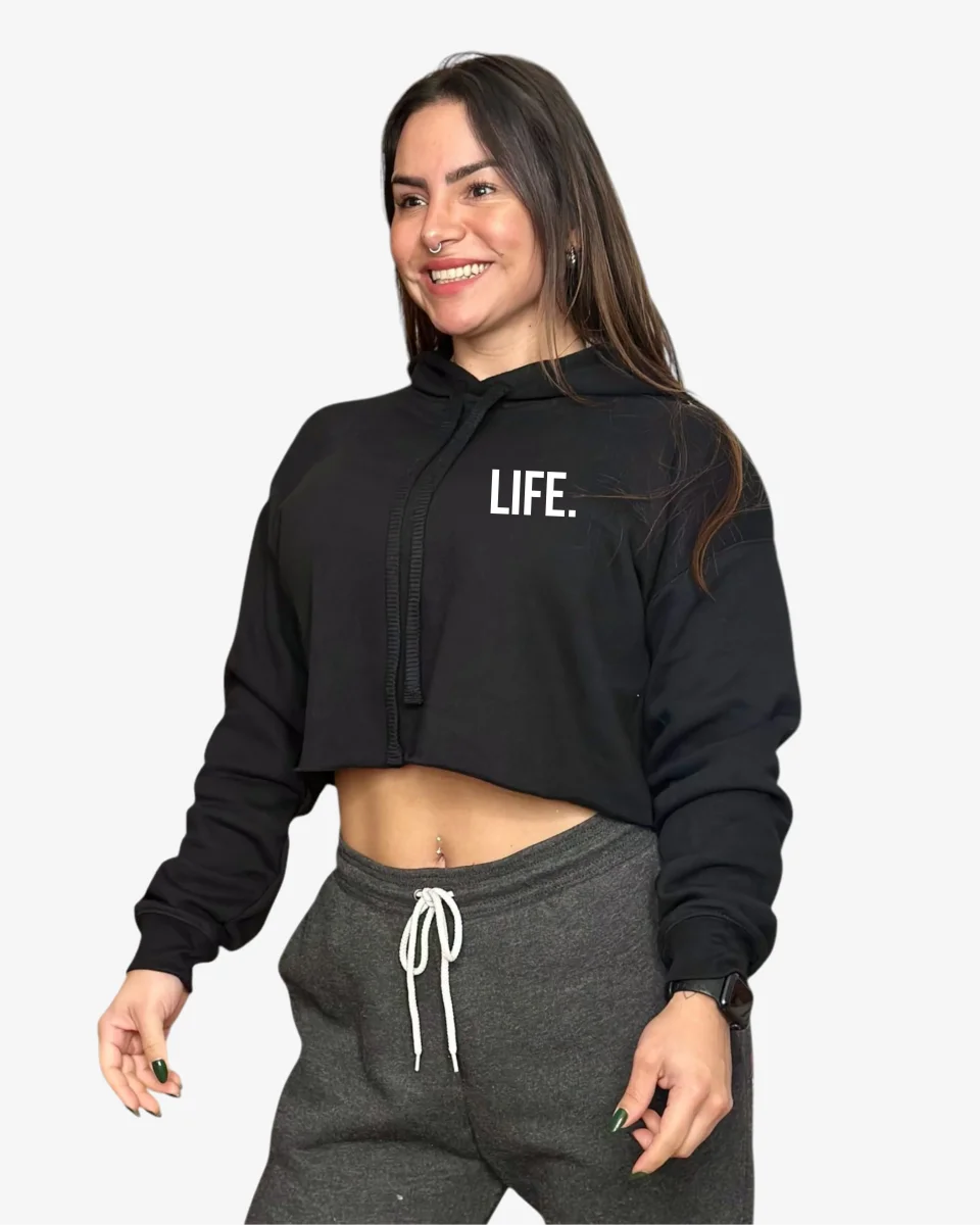 Crop Hoodie Move Easy - LIFE. - Image 5
