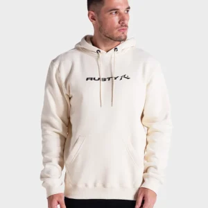 Moletom Canguru Rusty Stick Off White