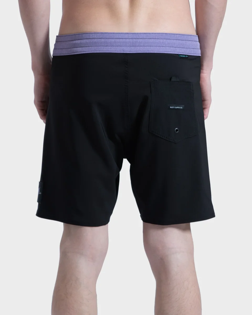 Boardshort Rusty Gothic 18" Preto - Image 3