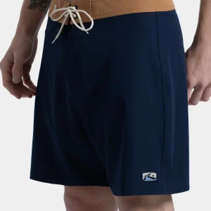 Boardshort Rusty Color Box 18" Marinho 4 Way Stretch
