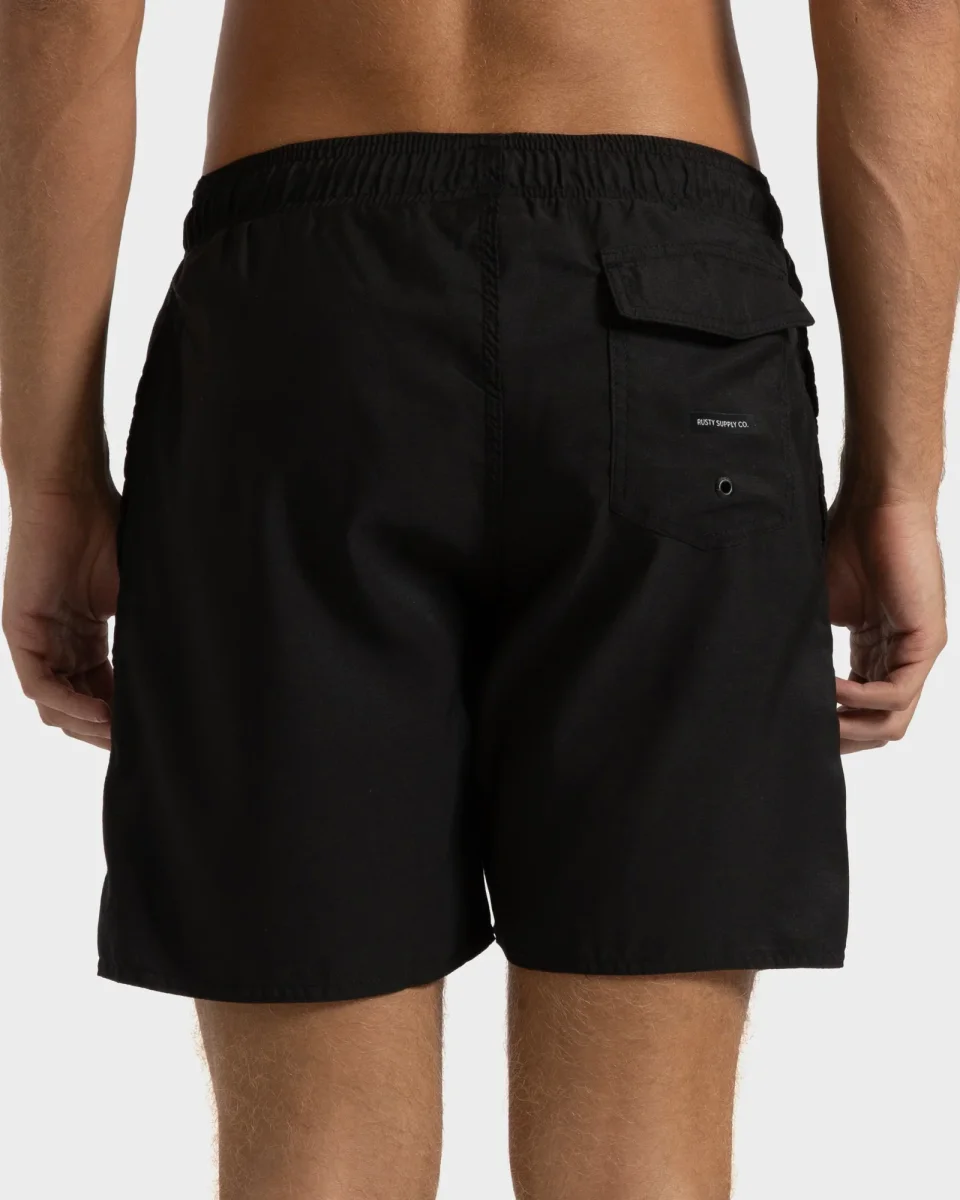 Shorts Rusty Stiff Preto - Image 3