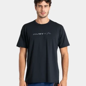 Camiseta Surf Preta Rusty Short Ride