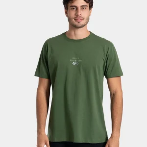 Camiseta Manga Curta Verde Rusty Foil