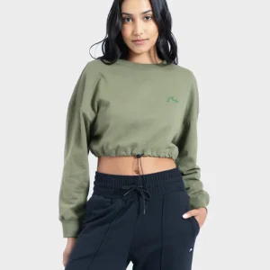 Camiseta Manga Longa Rusty Tone on Tone Verde Oliva