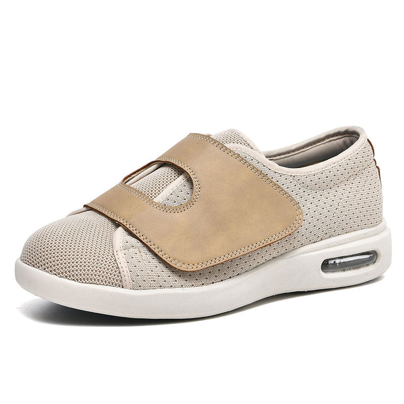 Momount Sapatos Largos para Caminhar – Rede Velcro Almofada de Ar Conforto Ortopédico Diabético - Image 5