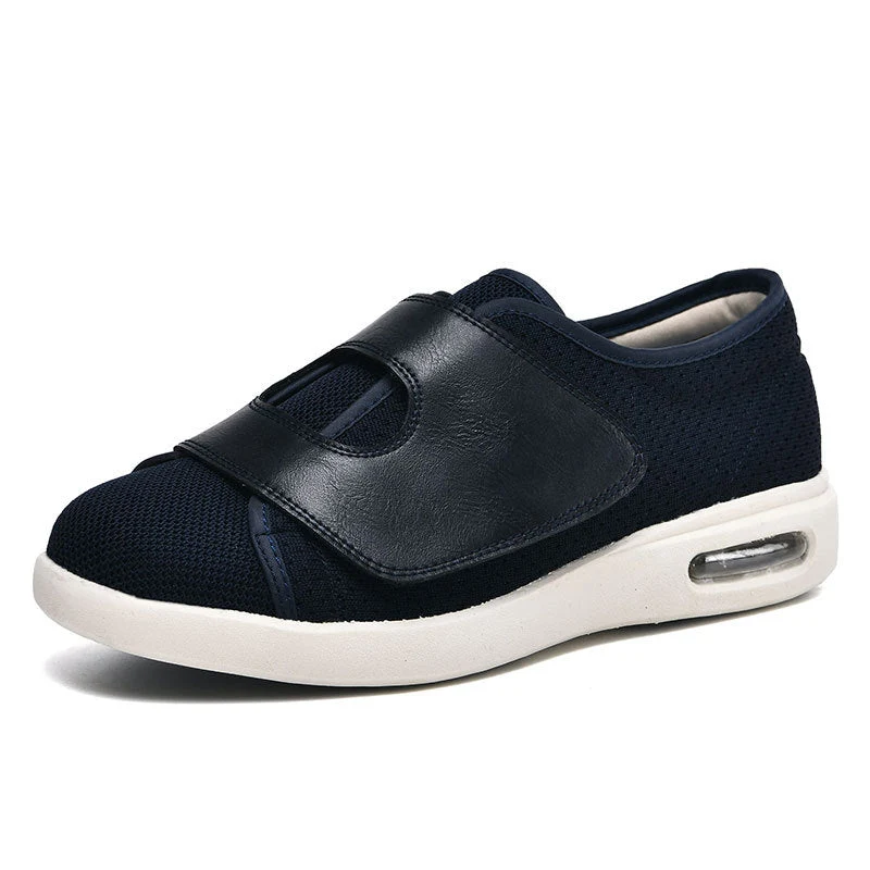 Momount Sapatos Largos para Caminhar – Rede Velcro Almofada de Ar Conforto Ortopédico Diabético - Image 6