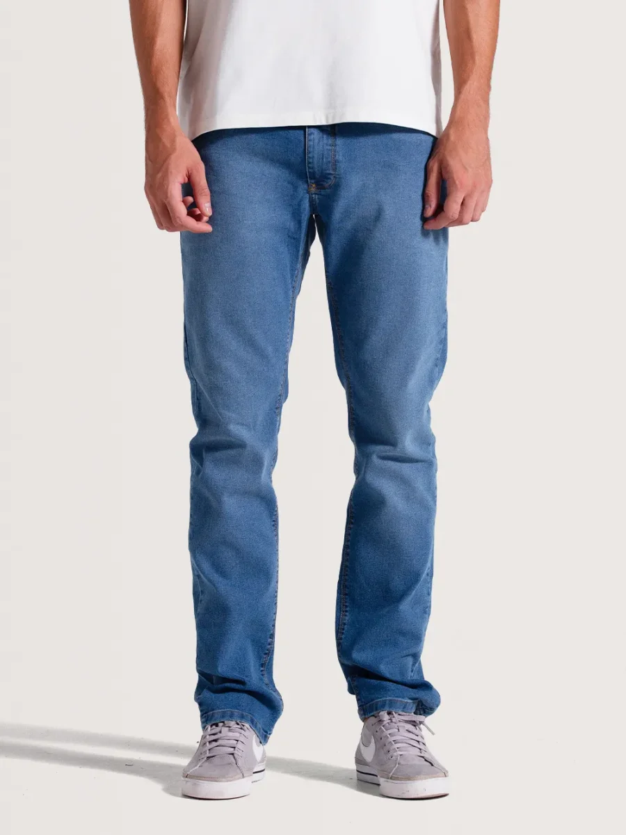 Calça Jeans Slim Fit Masculina Hurley Azul Clear