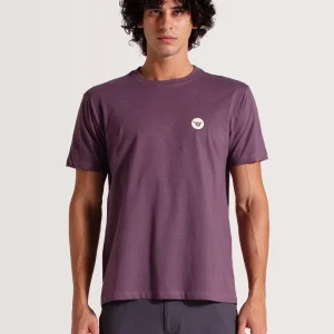 Camiseta Violeta Manga Curta Hang Loose Enjoy