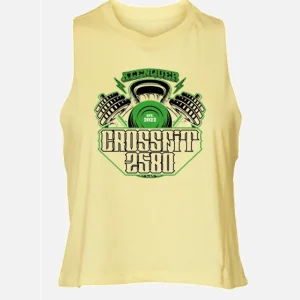 CROP TANK - CrossFit 2580 (Alenquer) - Vanilla / White