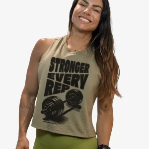 Crop Tank Stronger Every Rep