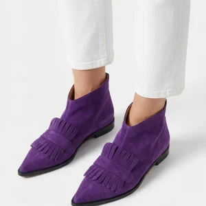 Momount Botins Mulher – Boho em Camurça com Franjas