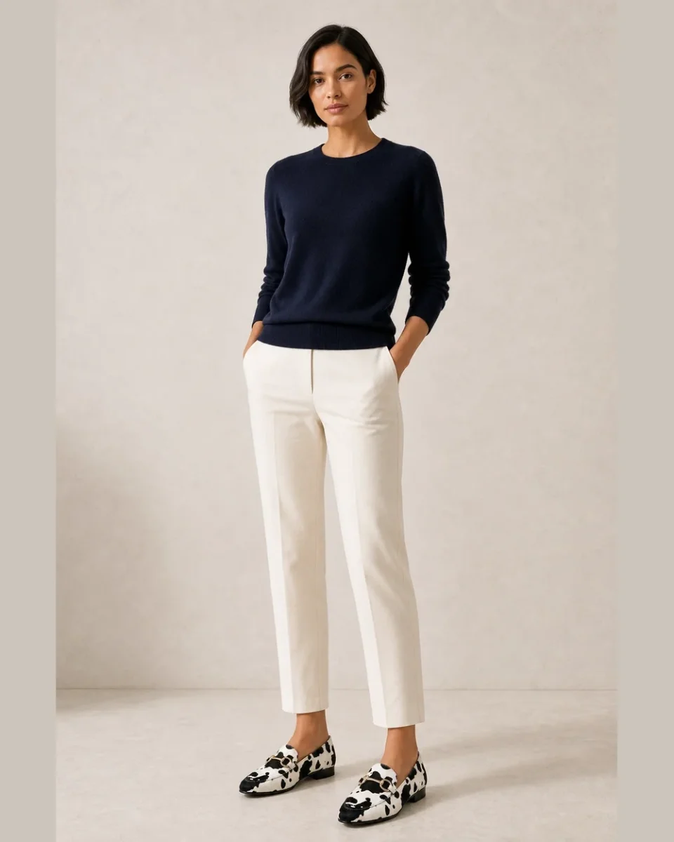 Momount Mocassins Mulher – Western Estampado Vaca Fivela Rasos - Image 3