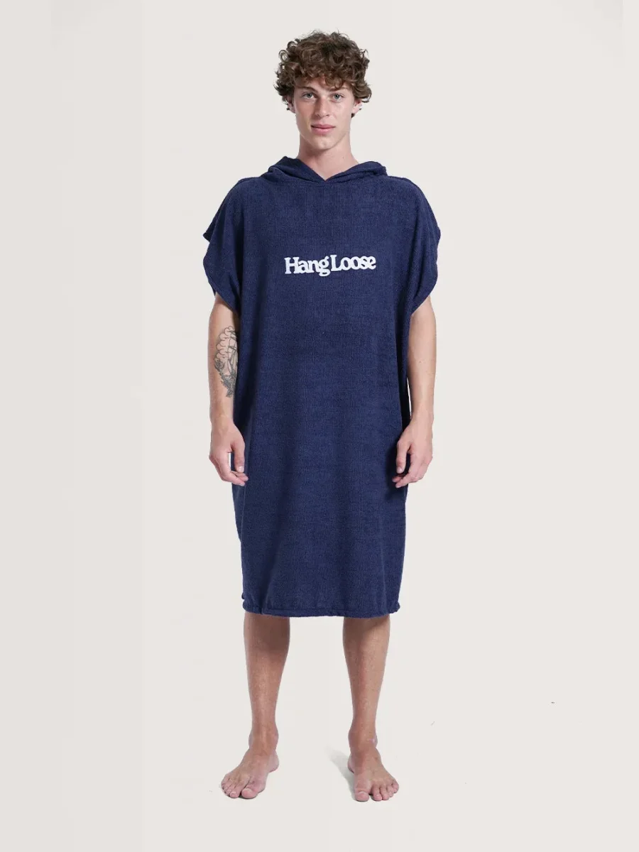 Poncho Surf Masculino Hang Loose Lanai Azul Marinho