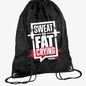 Sweat is fat crying GYM BAG