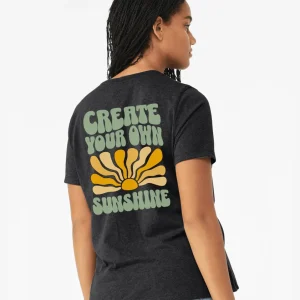 T-Shirt Sunshine Vibes – Feminino